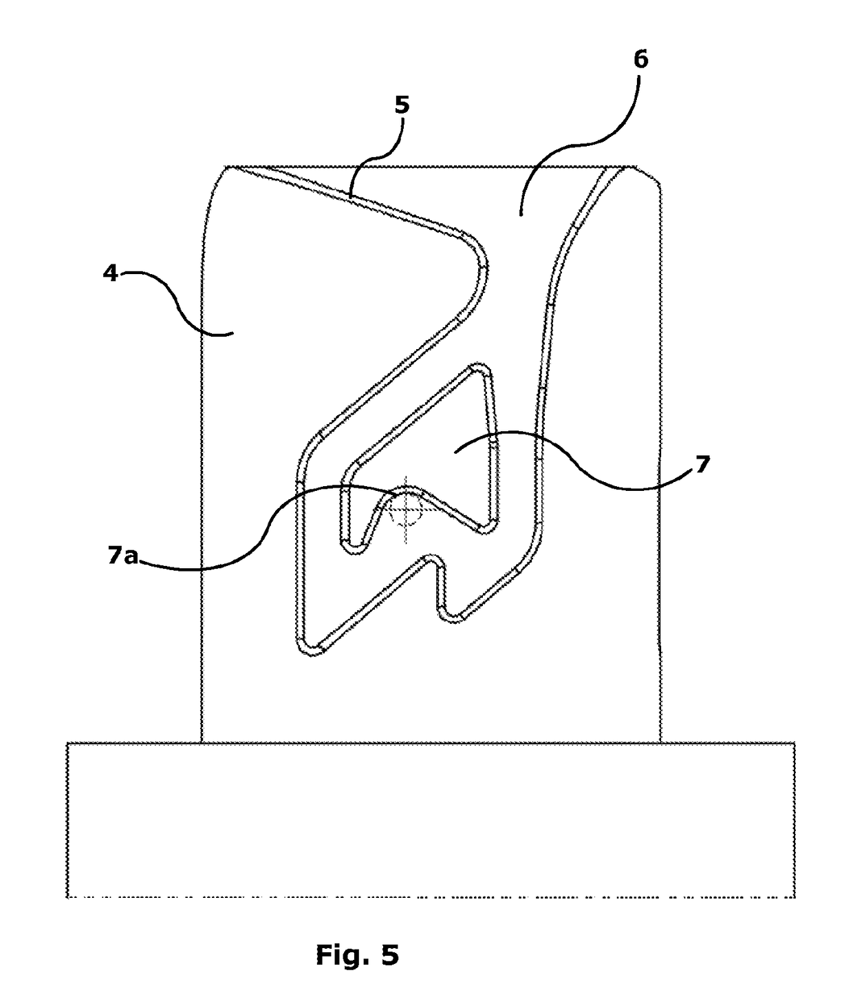 Container with improved opening system