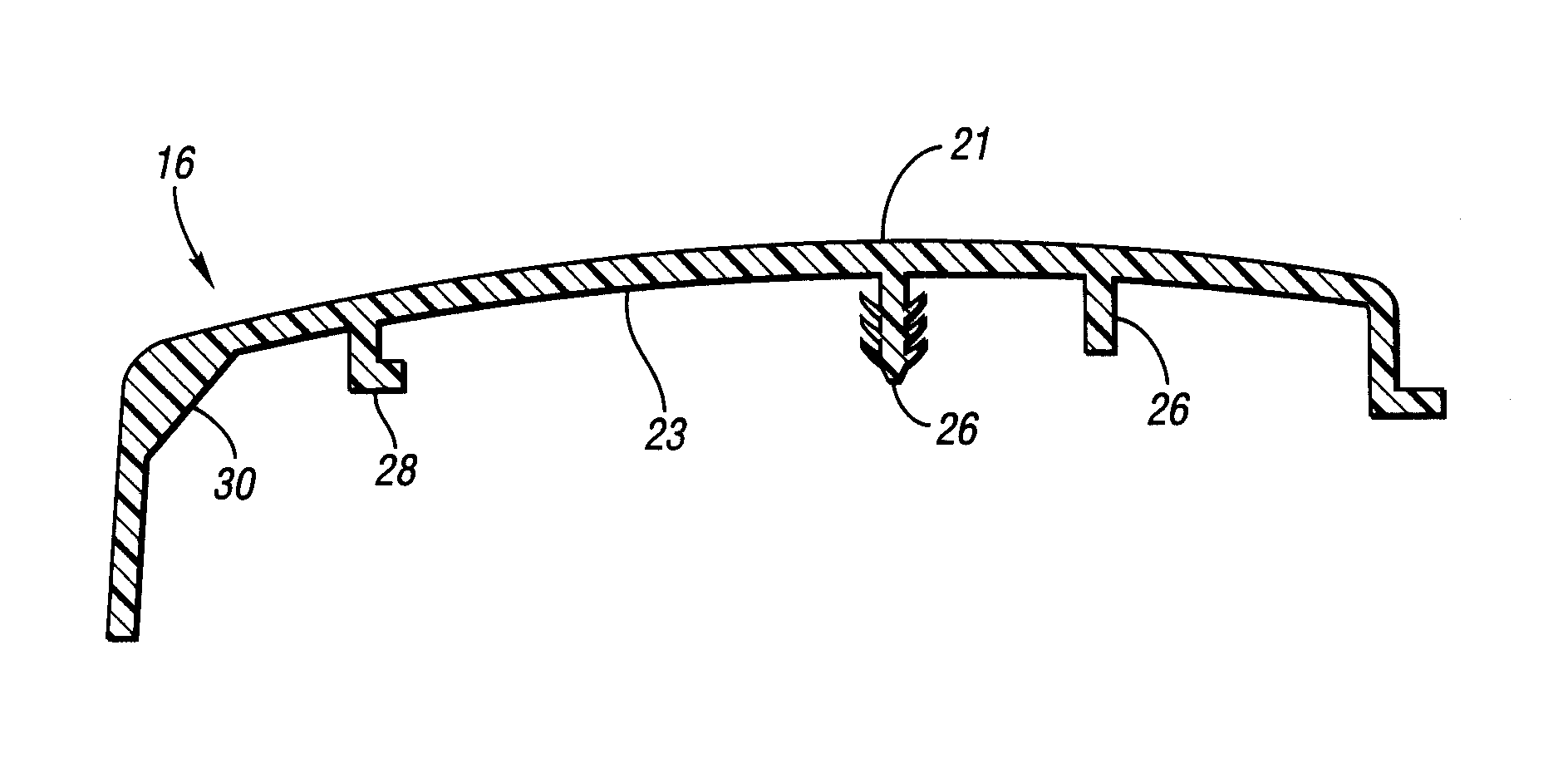 Molded-in-color panel and method for molding