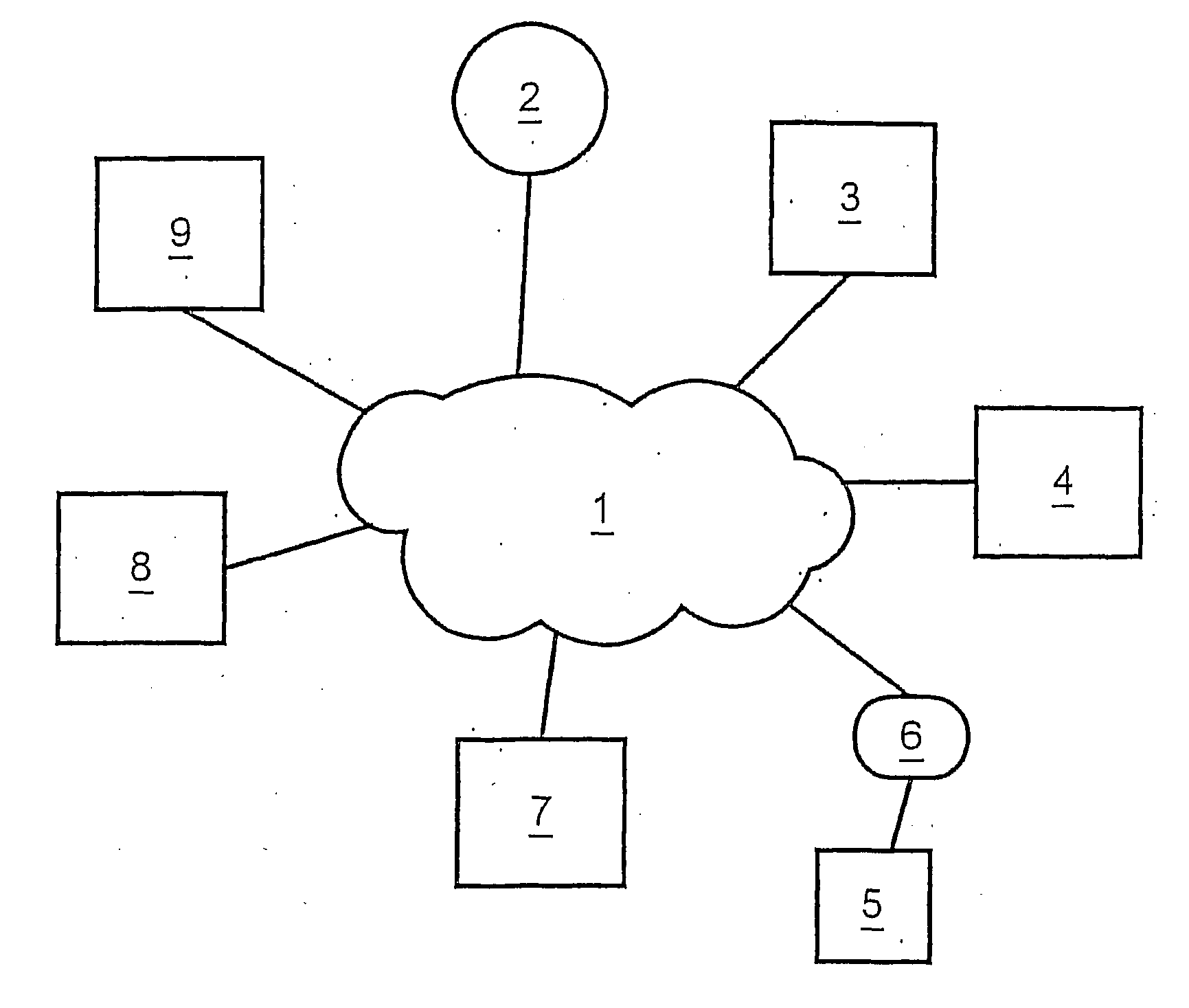 Server for mapping application names to tag values in distributed multi-user application