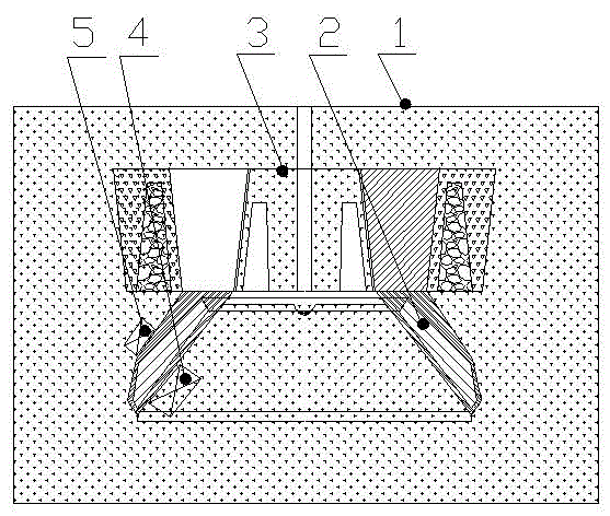 Casting mold and casting process for broken wall of cone sand making machine