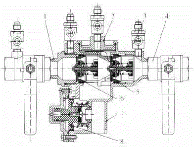 Pressure reduction type backflow preventing device