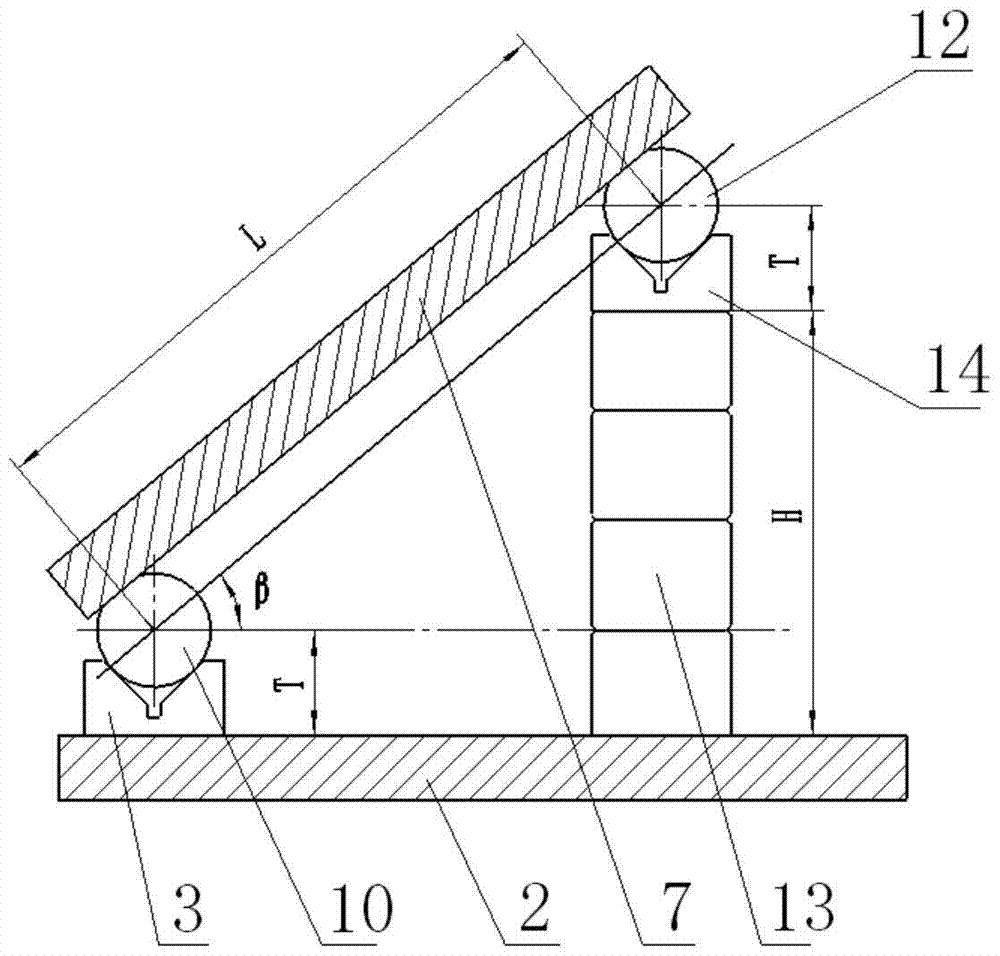 An angle table with high precision combined fixture