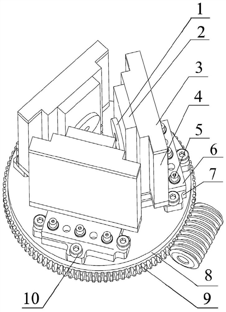 Three-grating multidirectional attitude adjusting tower