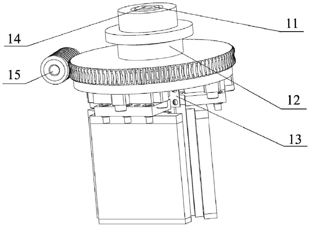 Three-grating multidirectional attitude adjusting tower