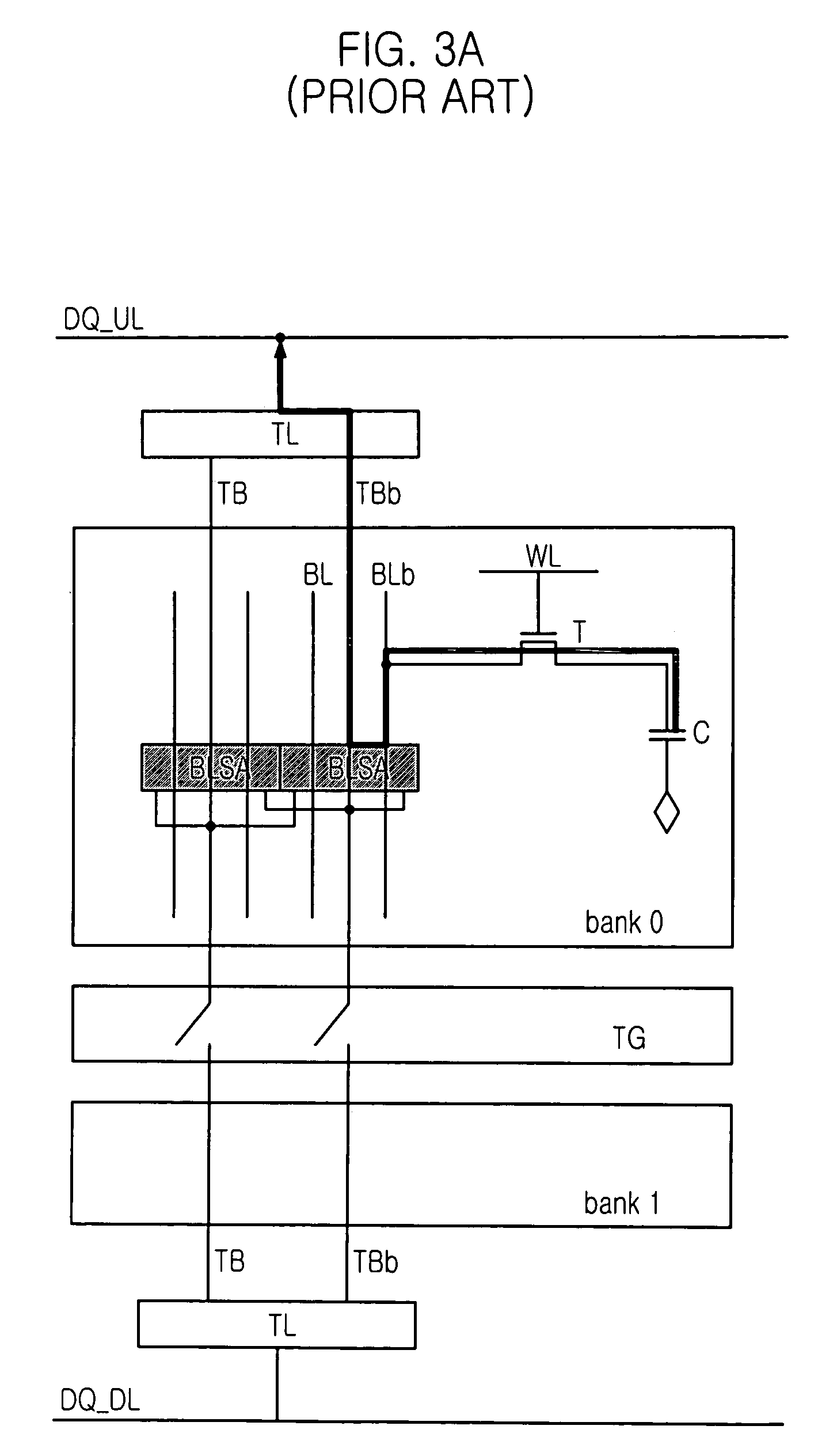 Bus connection circuit for read operation of multi-port memory device