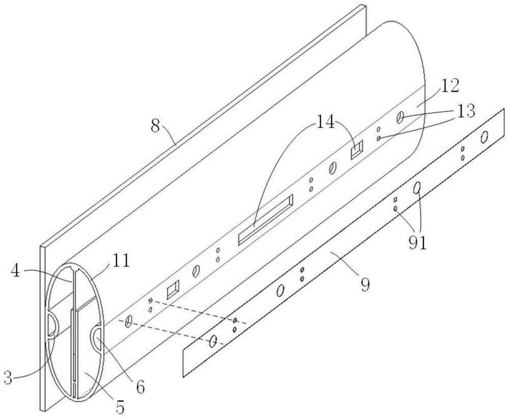 A self-restoring metal double-tube space shock-absorbing and energy-dissipating device with shock-proof damage