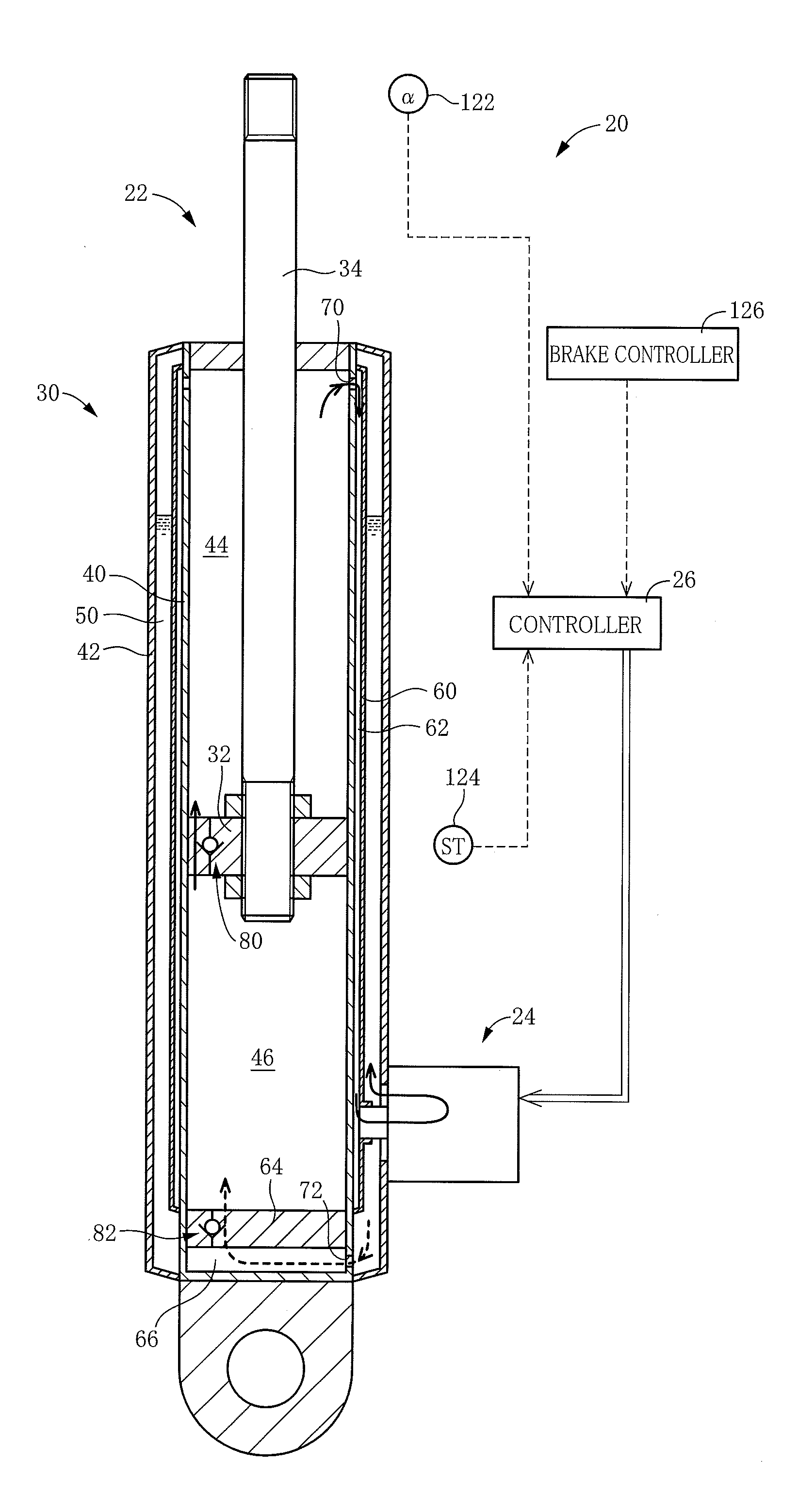 Shock absorber system