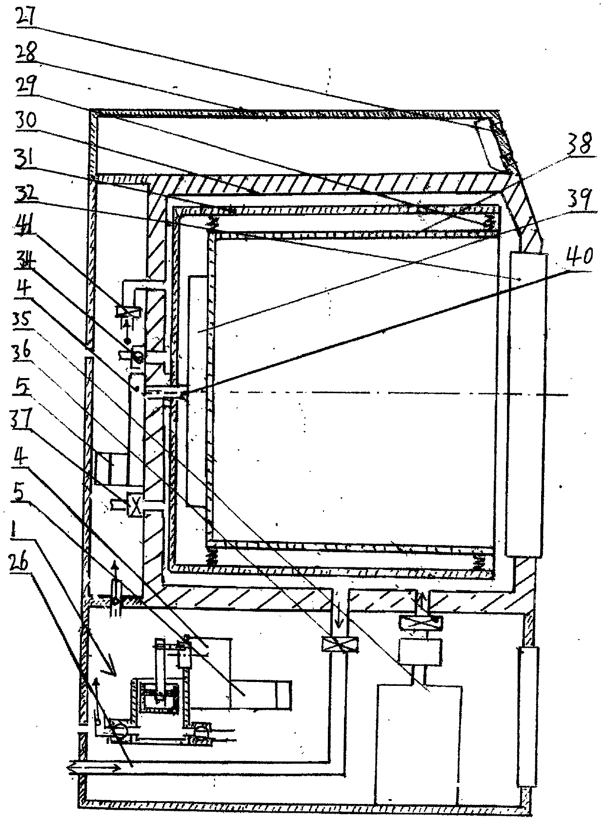 Variable-pressure washing machine