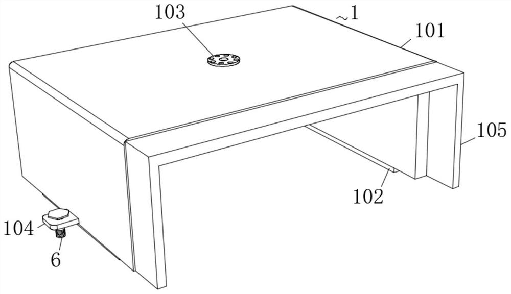 Hollow aluminum profile extrusion die and processing method thereof