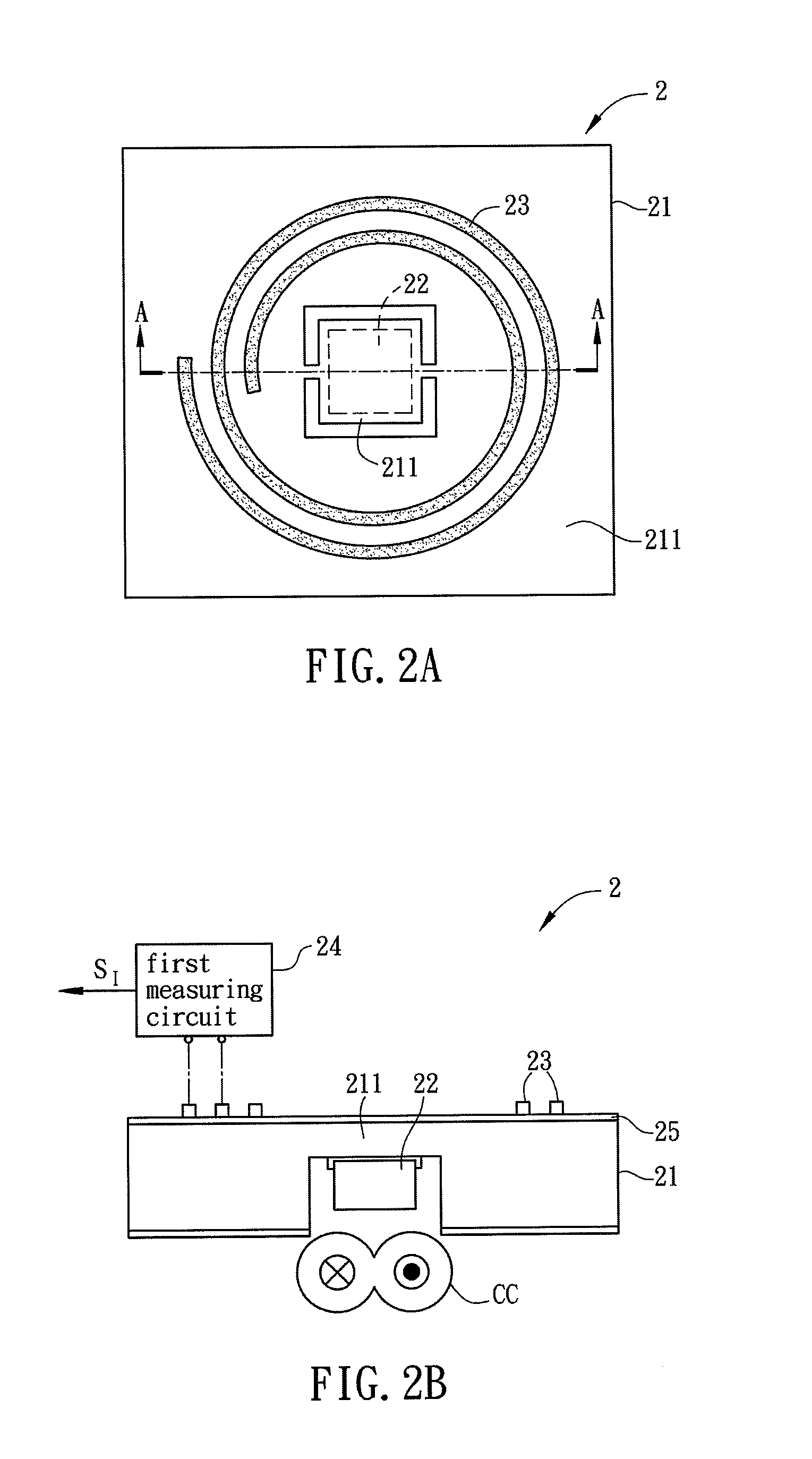 Passive alternating current sensor