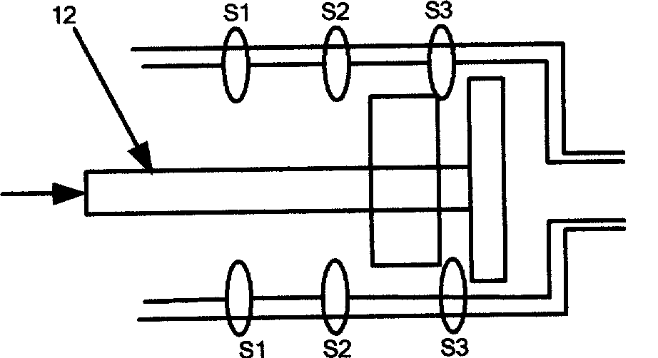 High-position braking lamp control system with graded illumination function and its control method