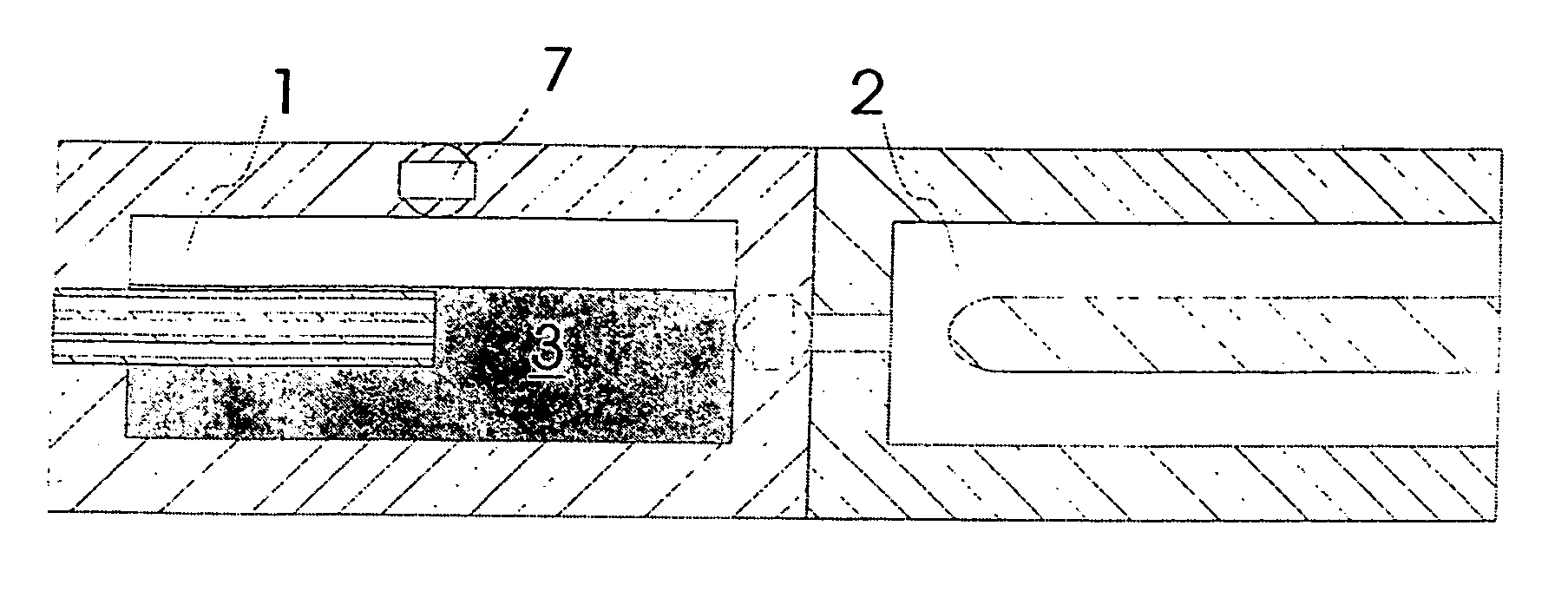 Two-stage injection molding apparatus and method using interior fluid pressure