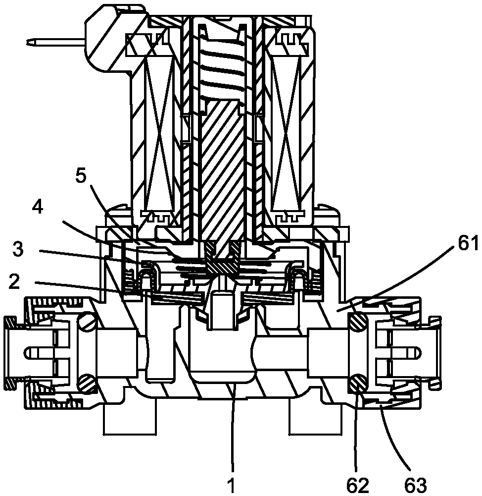 High-sealability fast connection water valve