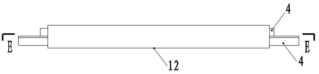 Rod type core bar bending restrain steel support