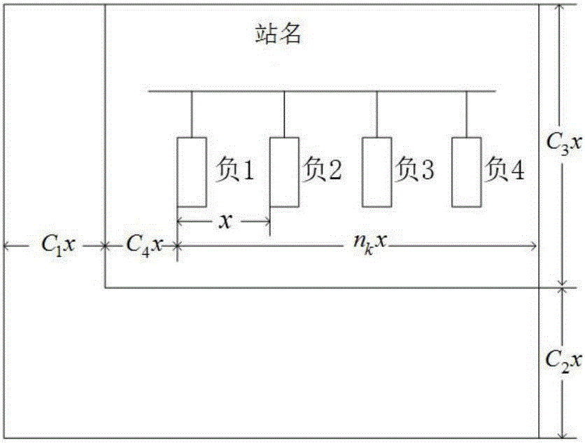 Cable-type distribution network single line diagram aided drawing method