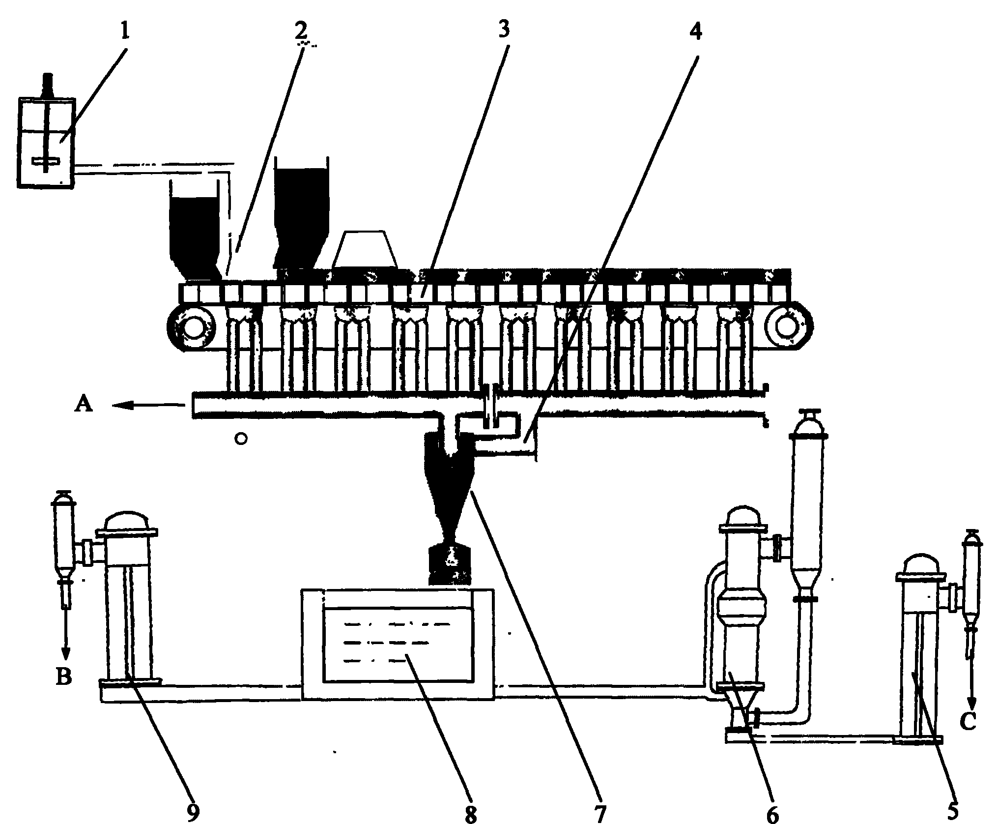 Inhibitor addition-based desulfurizing method in iron ore sintering process