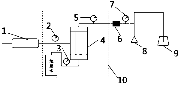 Physical simulation and numerical simulation combined measurement method for crack generation full-diameter rock core