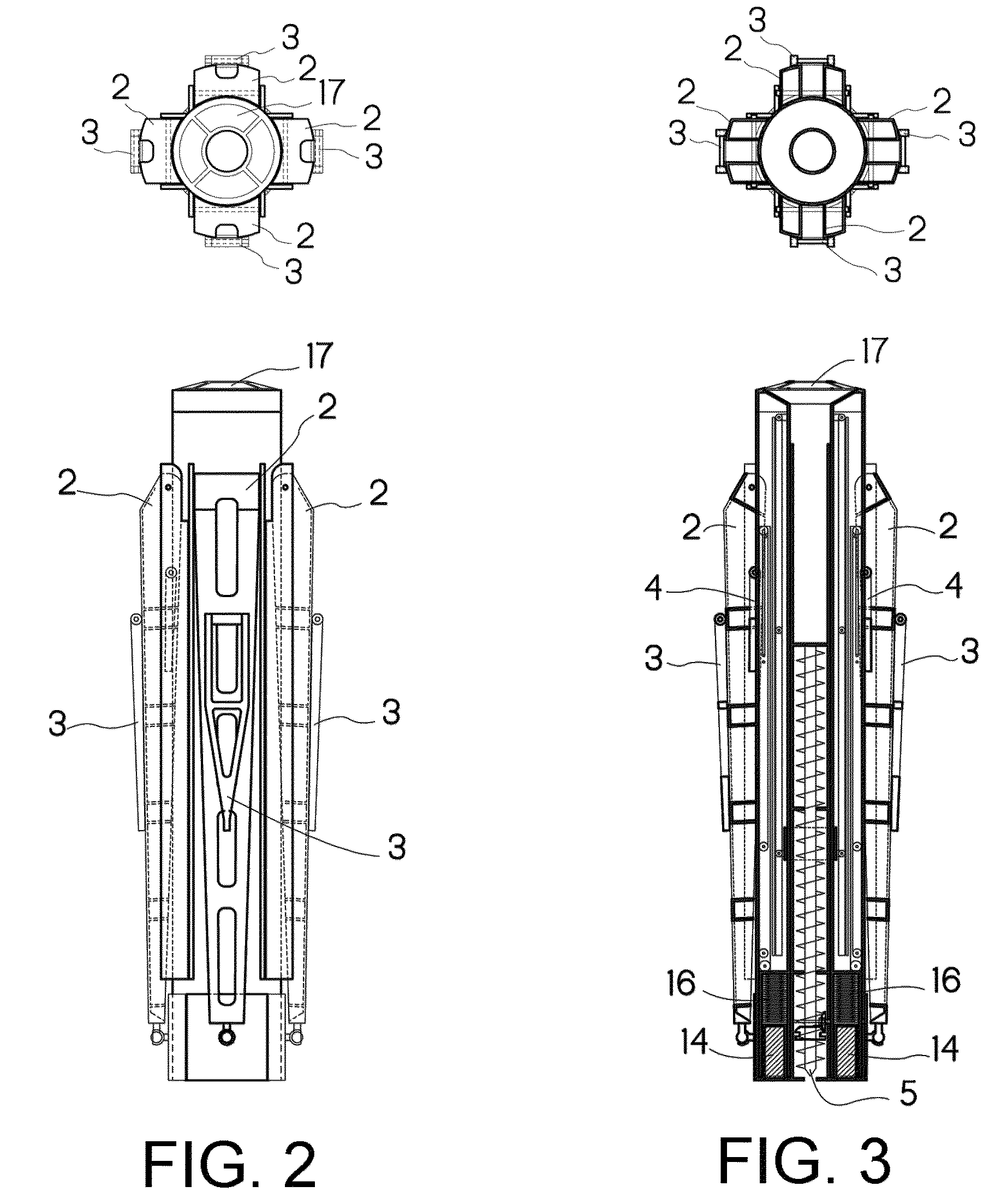 Elevated living space assembly