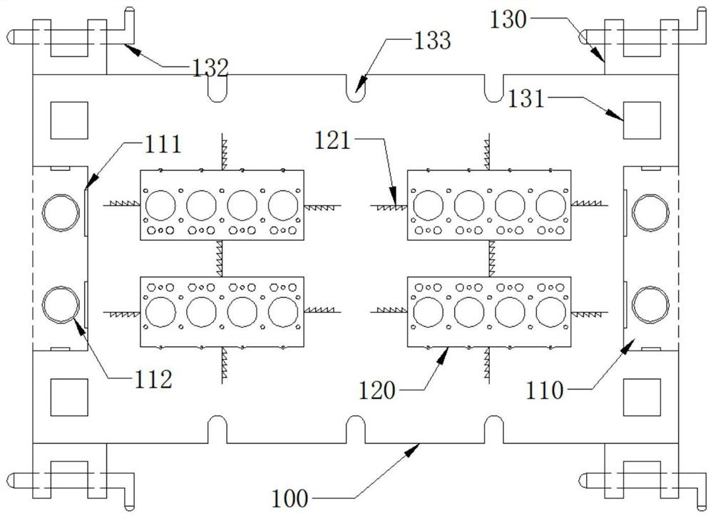 A cylinder gasket mold and its processing method