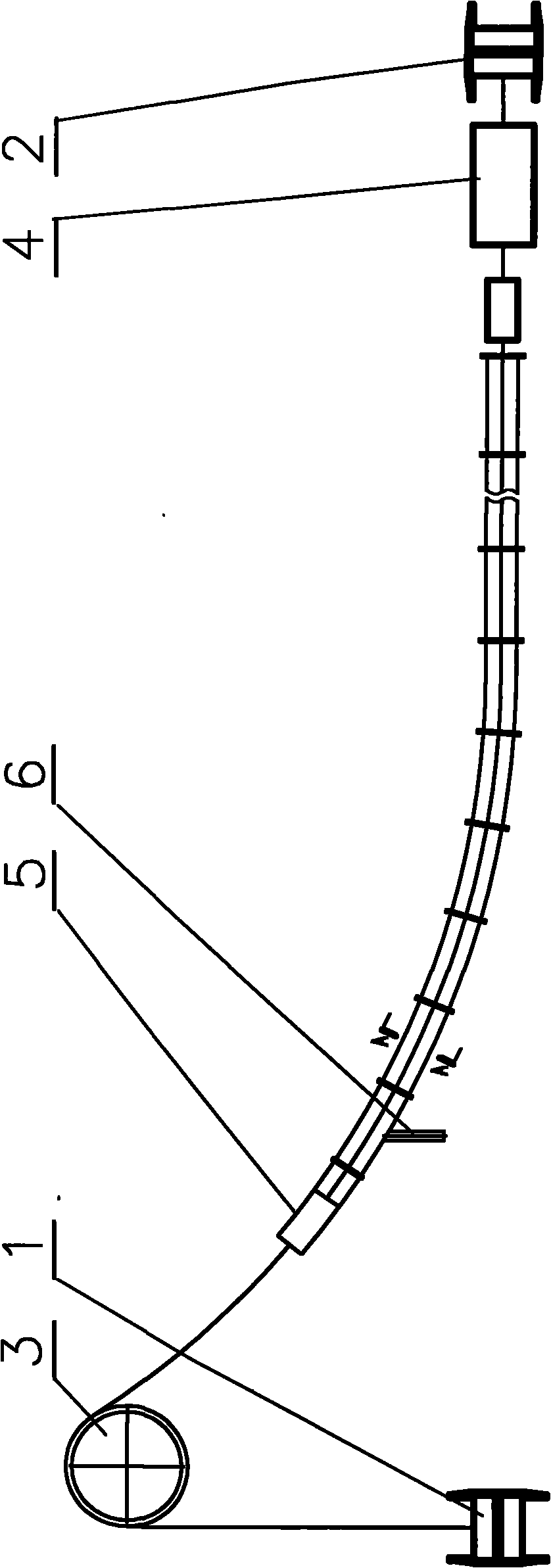 High-temperature low-pressure steam continuous vulcanization device for rubber wires and cables