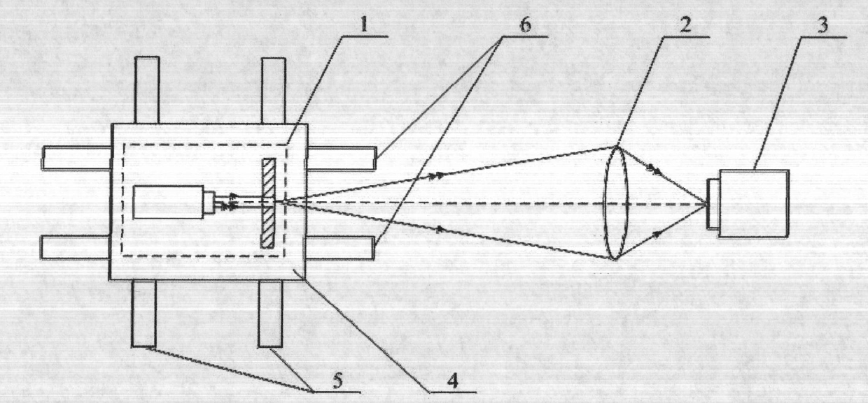 Method and device for measuring lateral magnification of optical system based on jointing of point target images