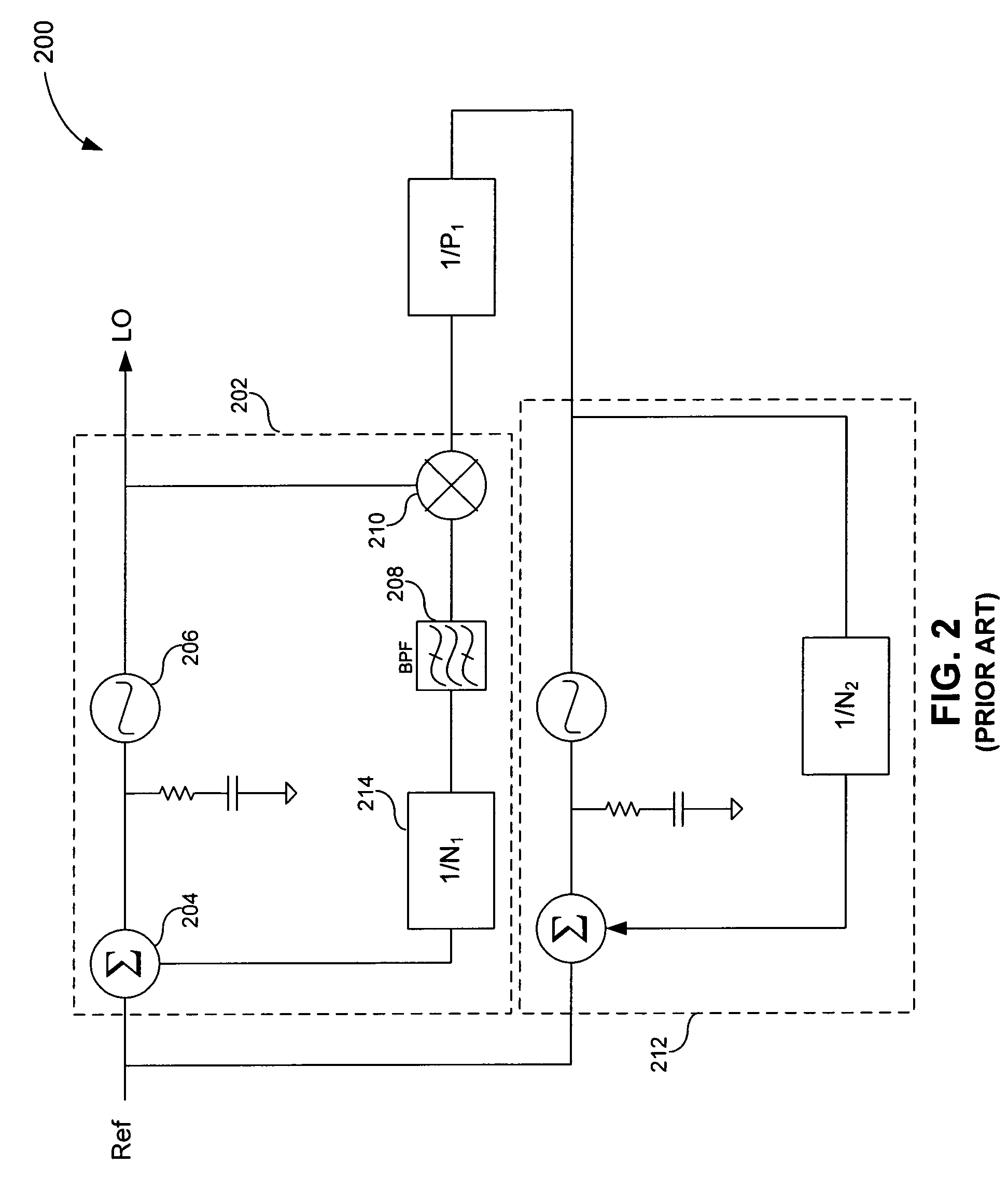 Double-conversion television tuner using a Delta-Sigma Fractional-N PLL