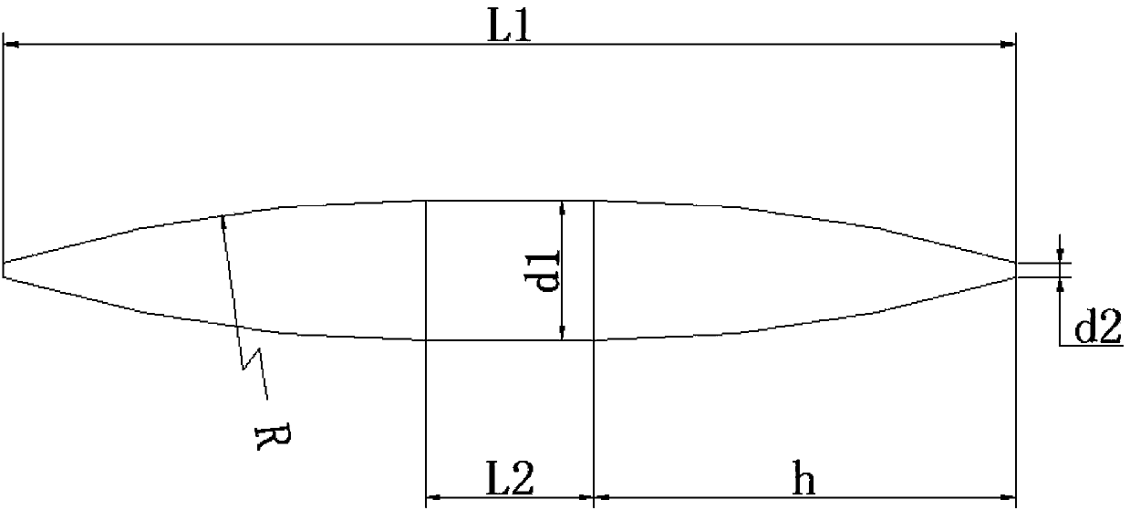 Olive-shaped differential pressure flow meter