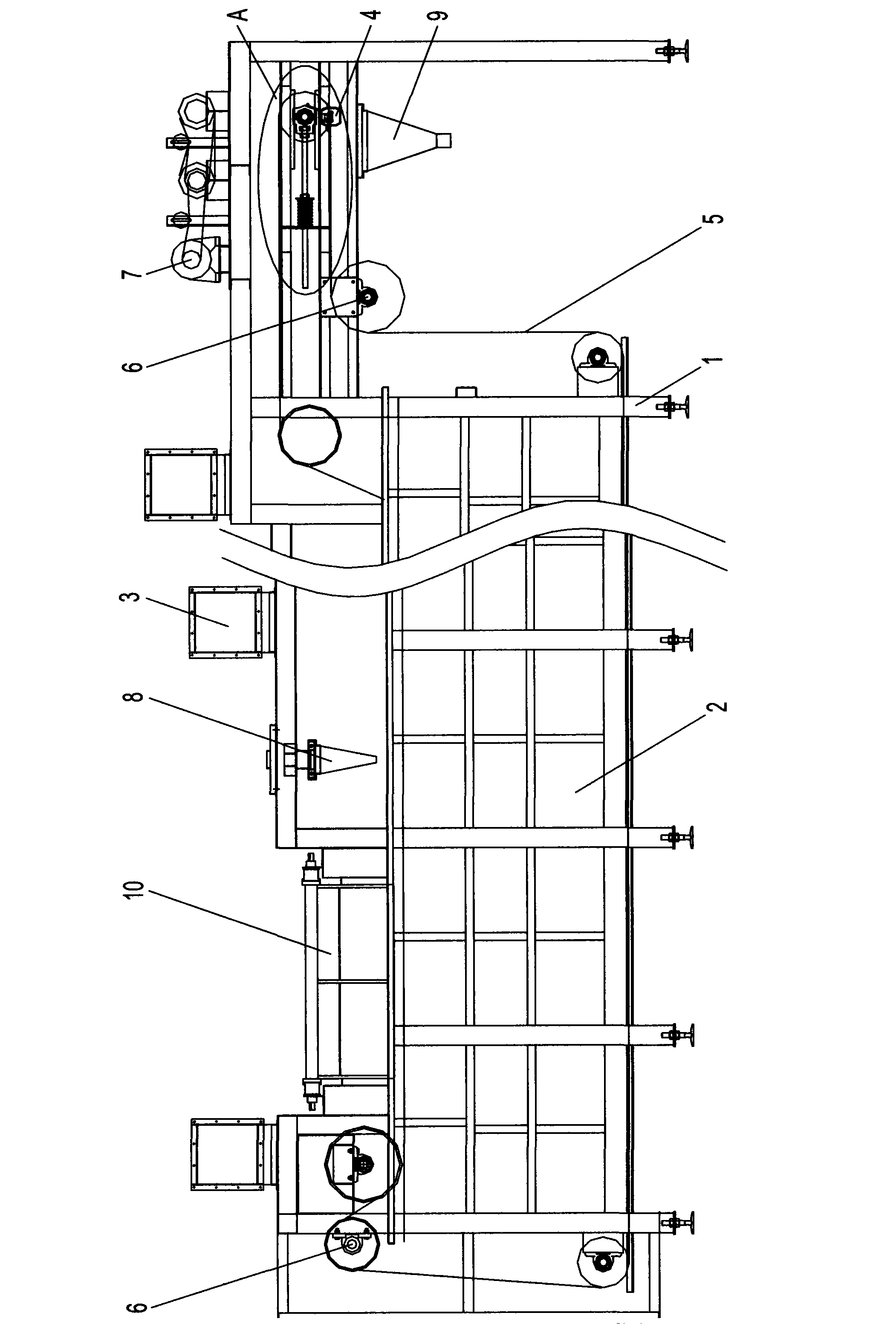 Noodle stewing machine