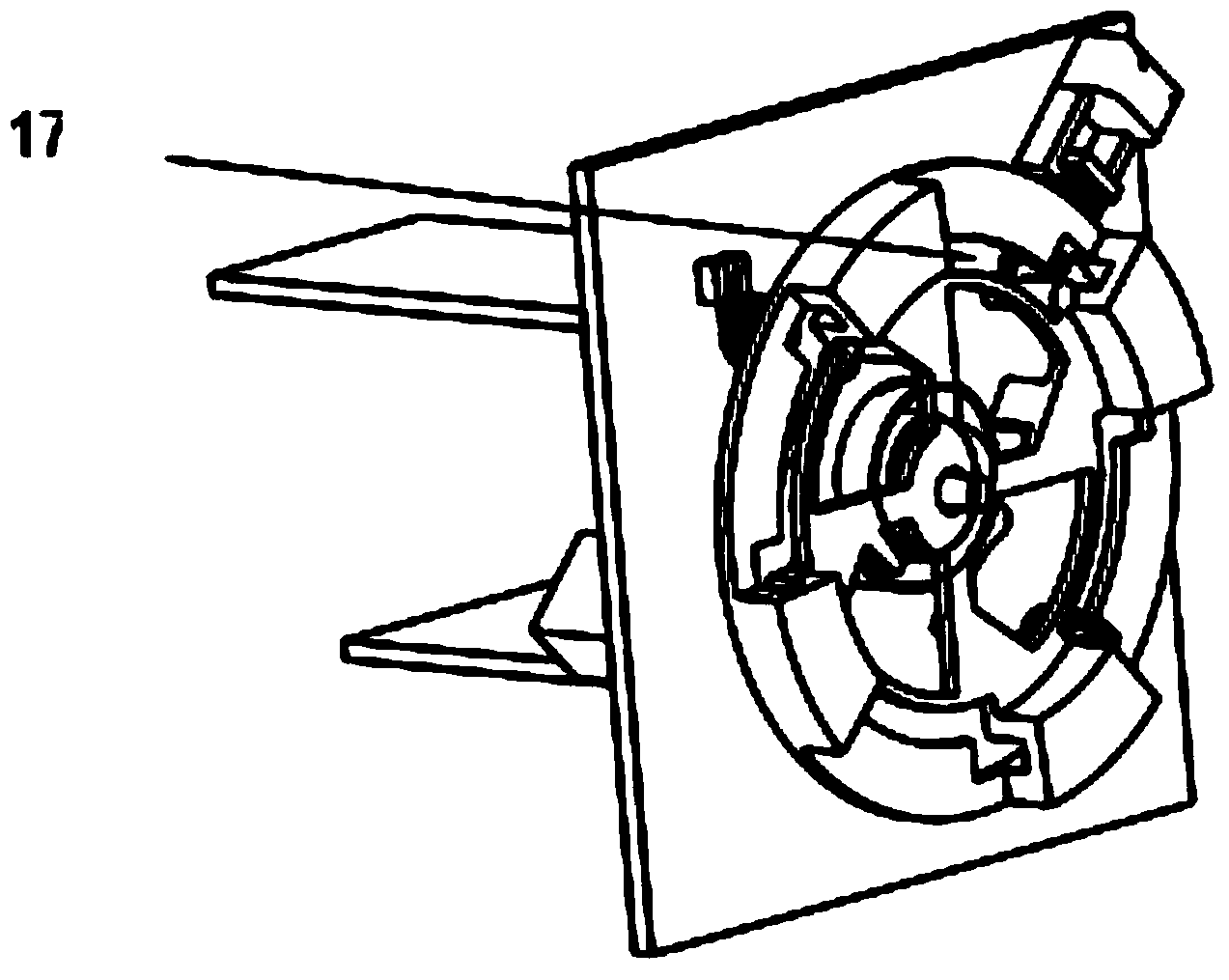 Rapid contrast adjusting structure and projector