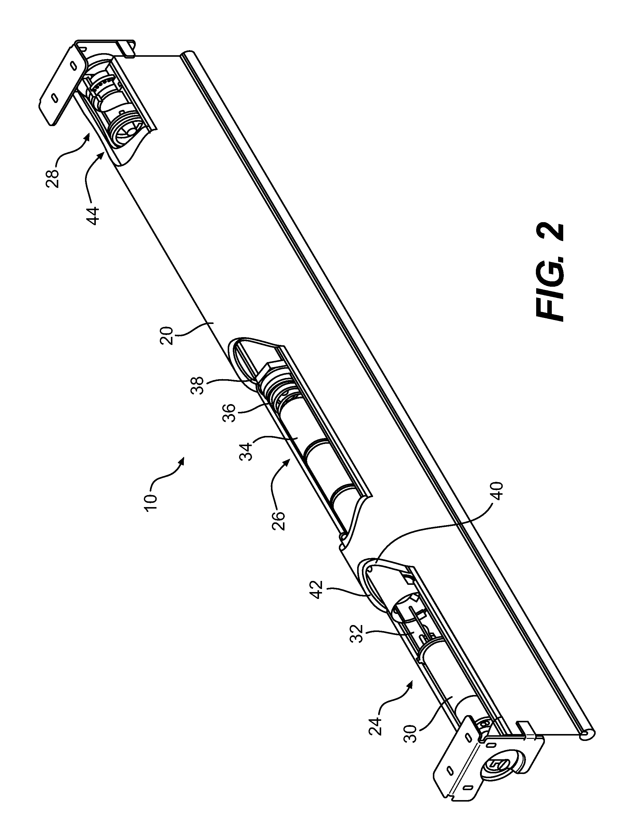 Shade with a Shear Pin and Method for Pretensioning a Shade