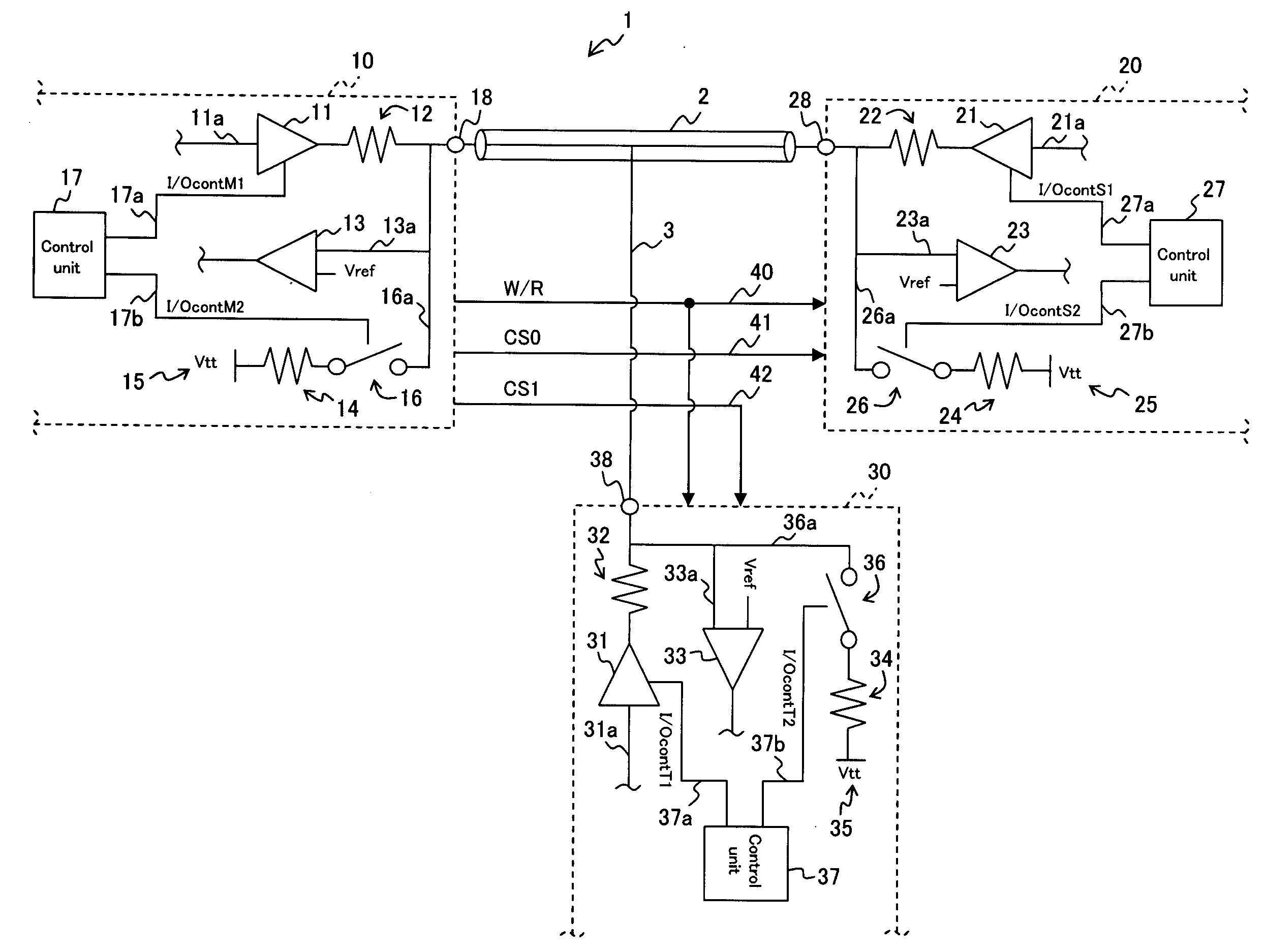 Bidirectional transmission circuit and sending/receiving element