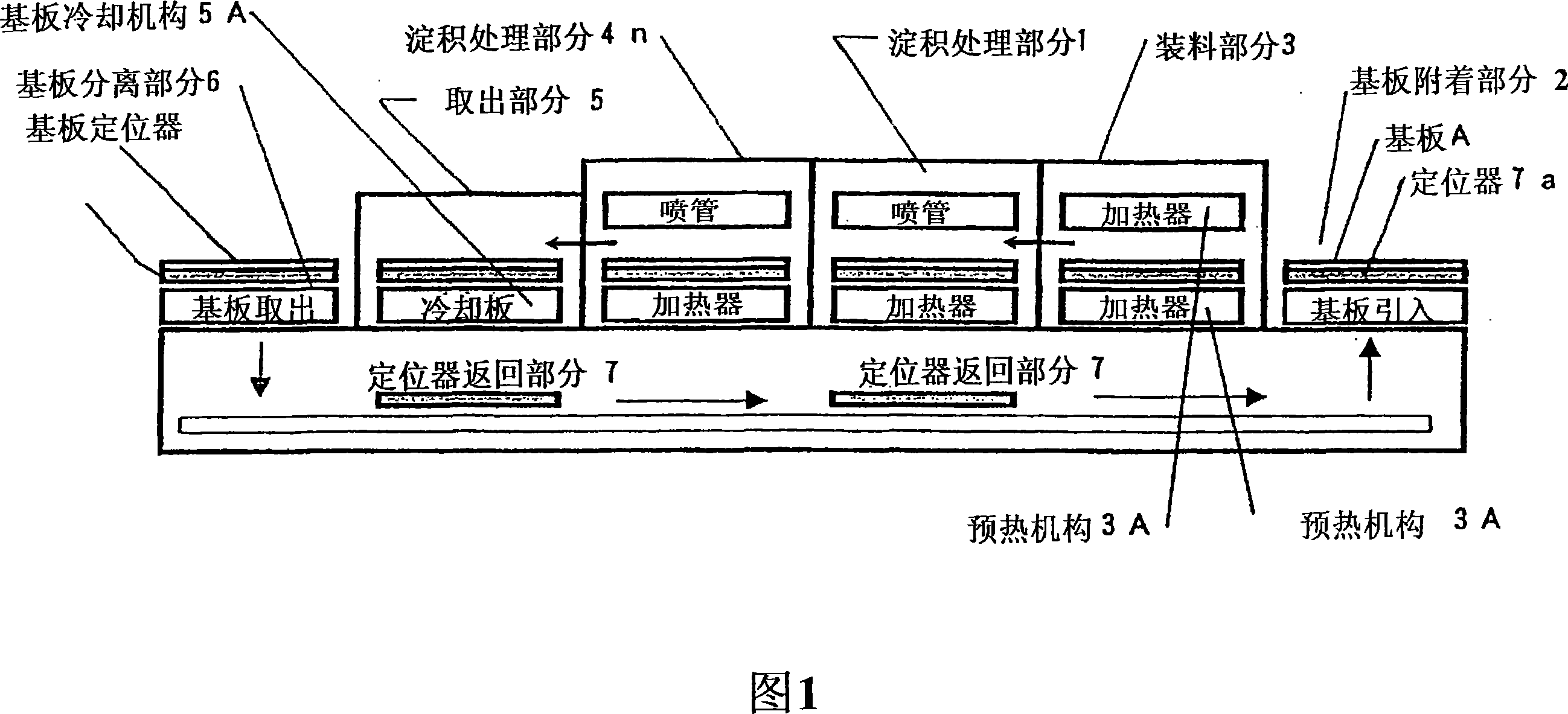 Transparent conductive film forming apparatus, multilayer transparent conductive film continuously forming apparatus and method of film forming therewith