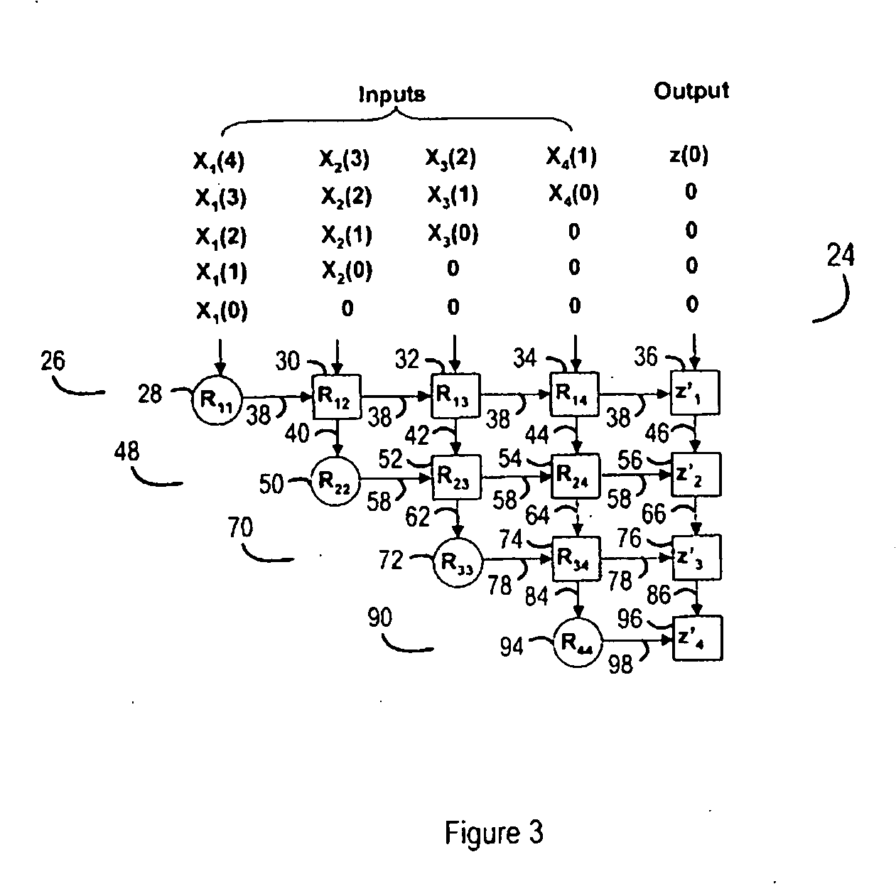 Method and apparatus for matrix decomposition in programmable logic devices