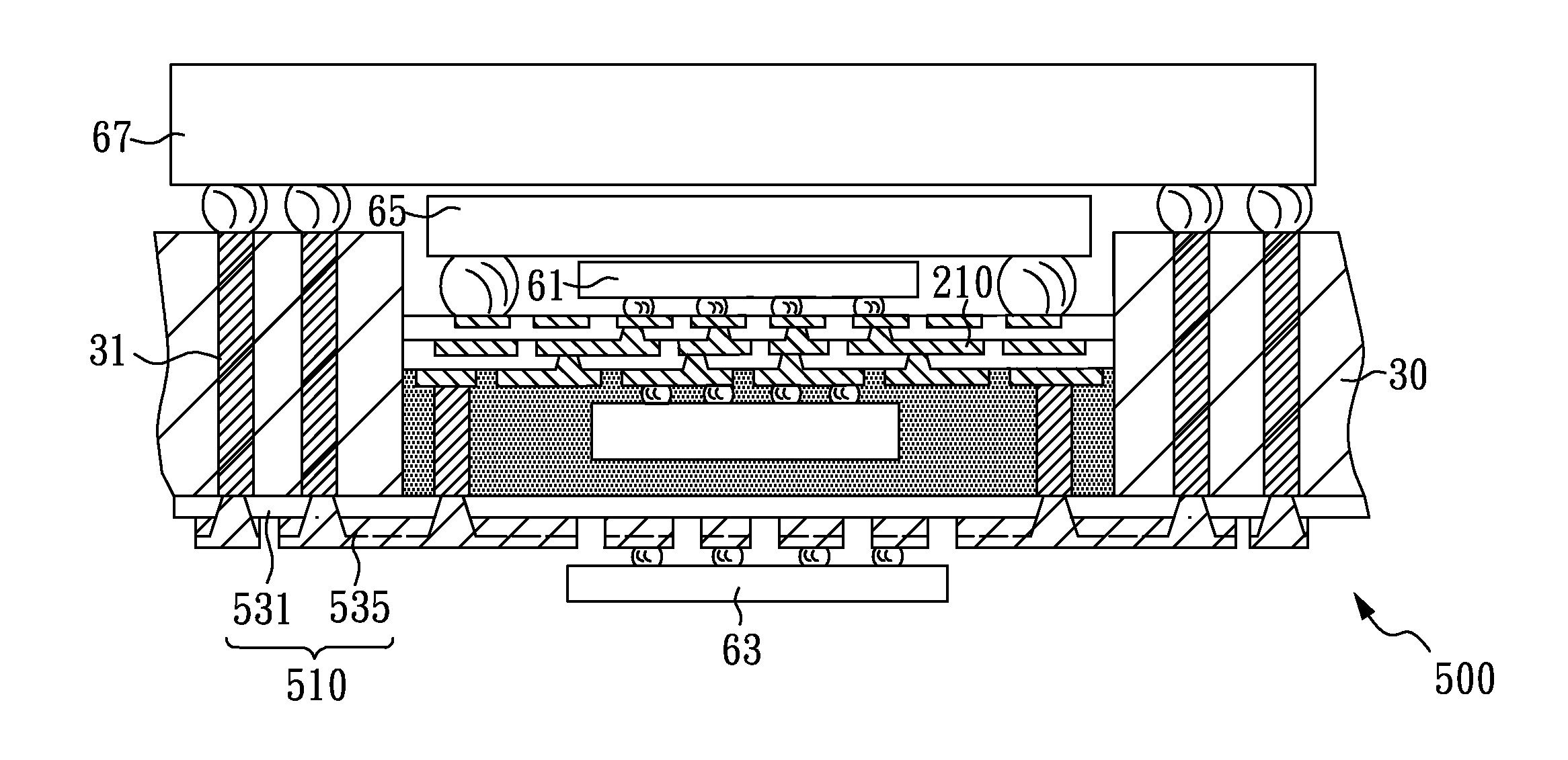 Wiring board with embedded component and integrated stiffener and method of making the same