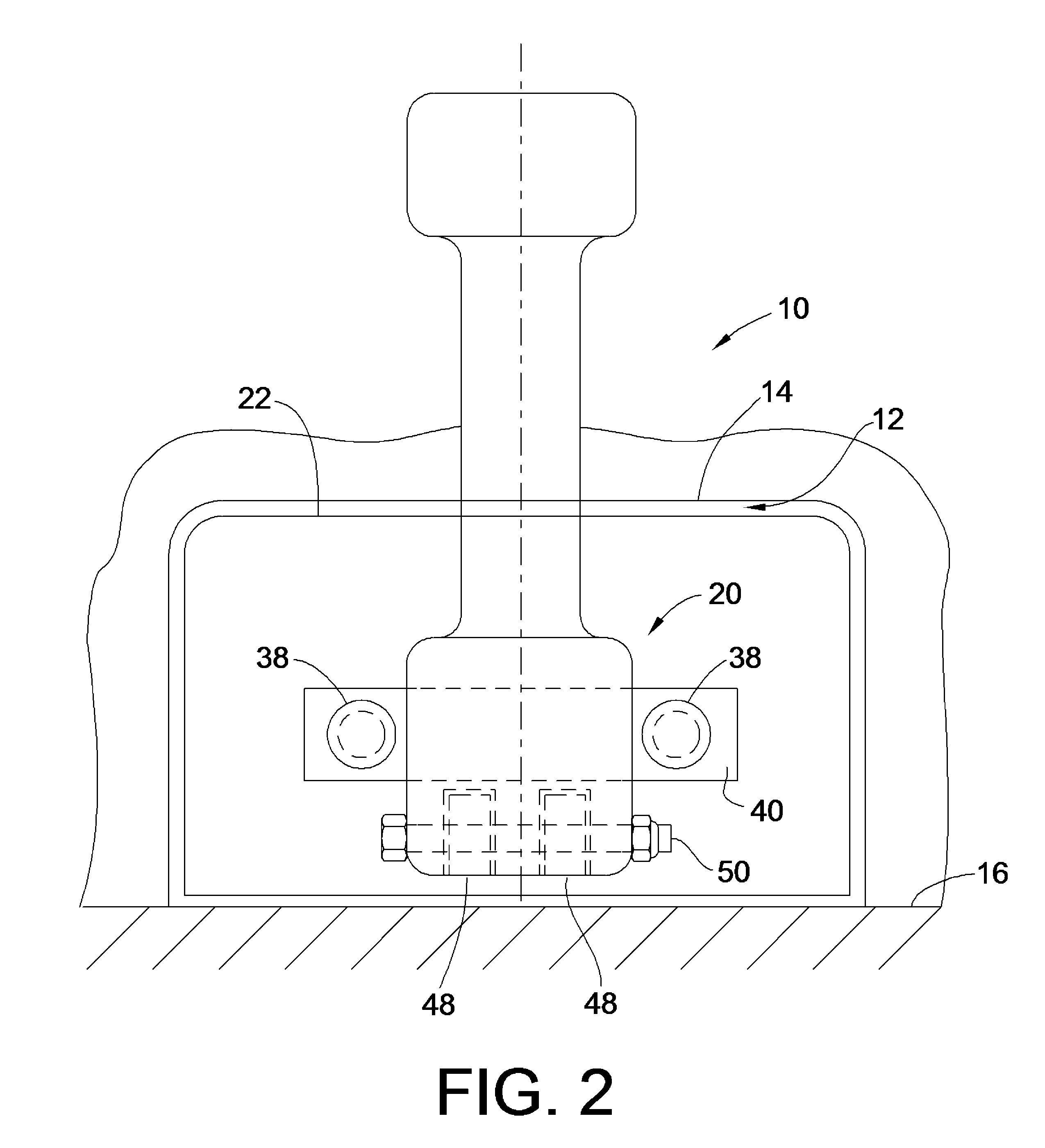 Foot operated scupper plug