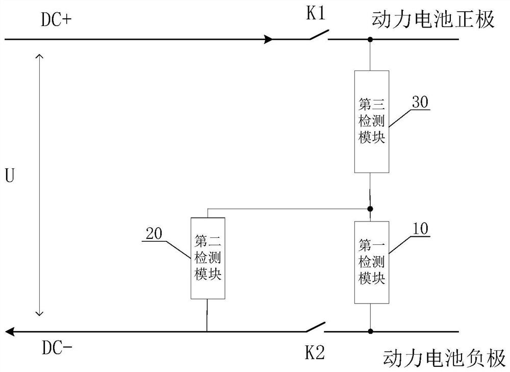 Detection circuit, detection method and application device