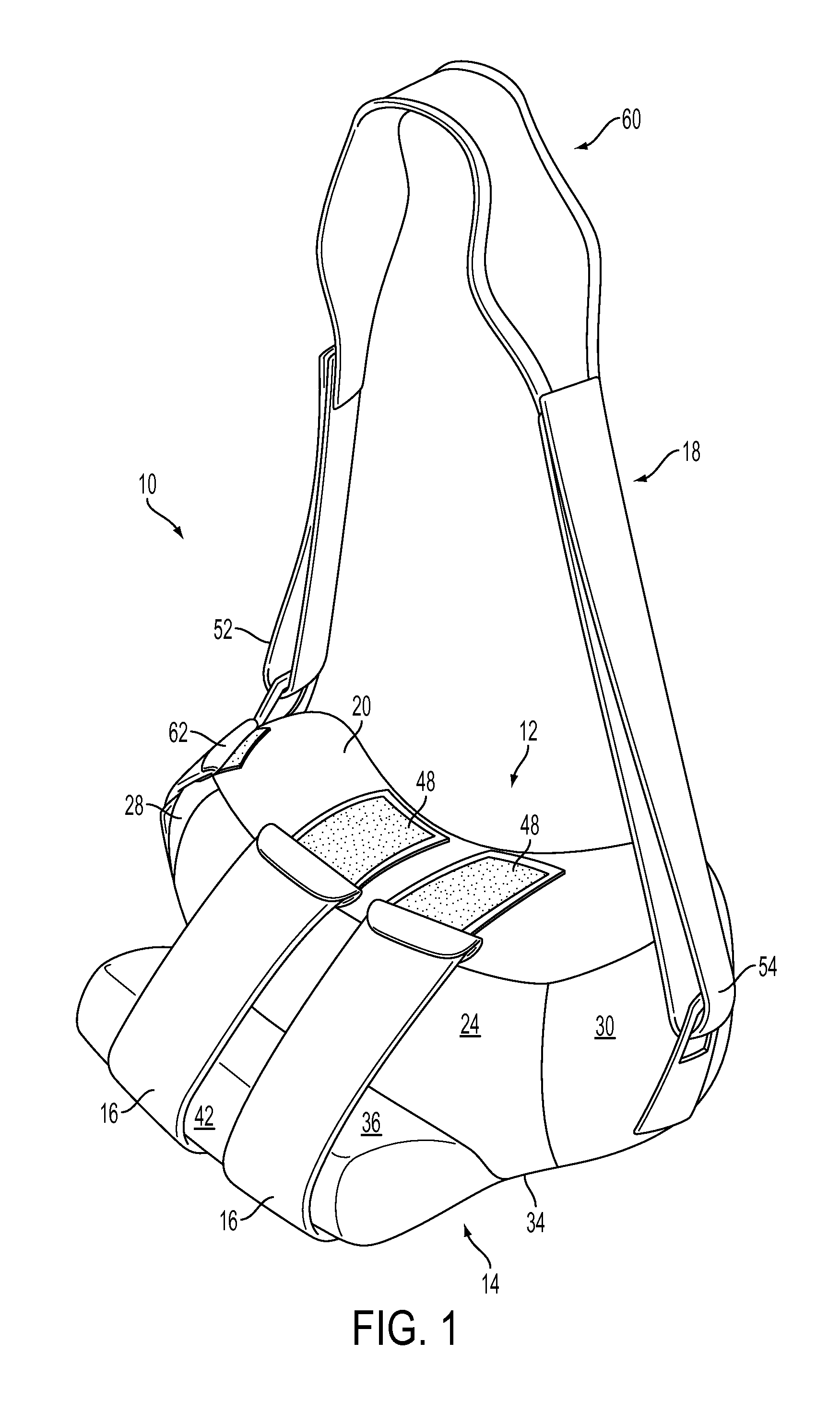 Shoulder and arm restraint