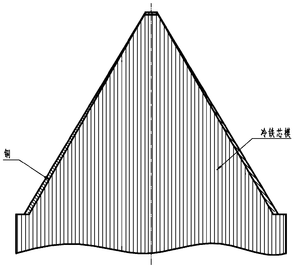 Forming method of aluminum-copper composite material shaped charge cover