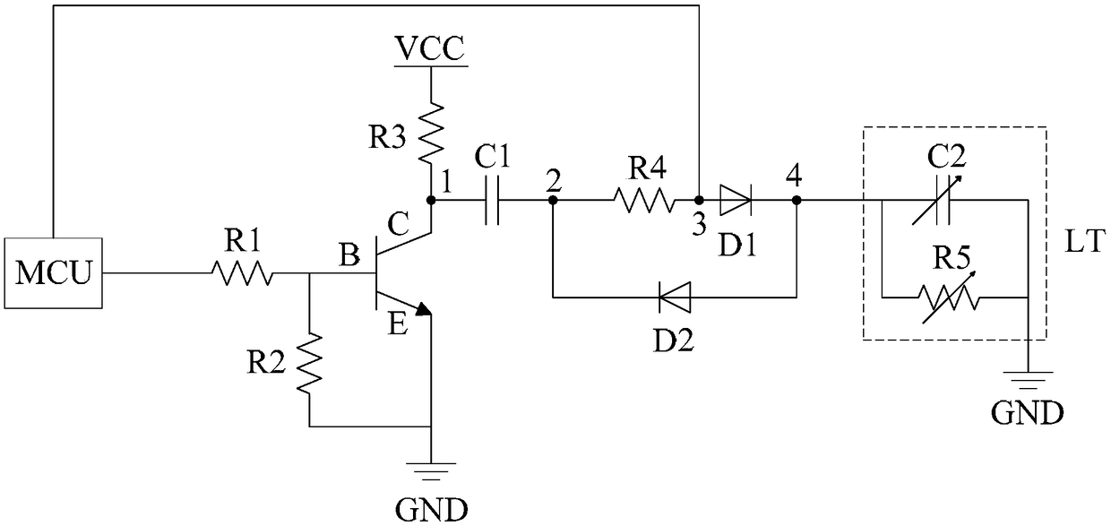 Automobile cooling liquid level detection device