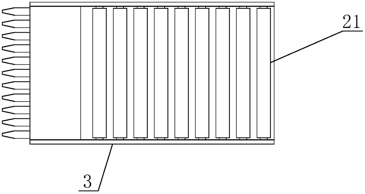 Building waste breaking device