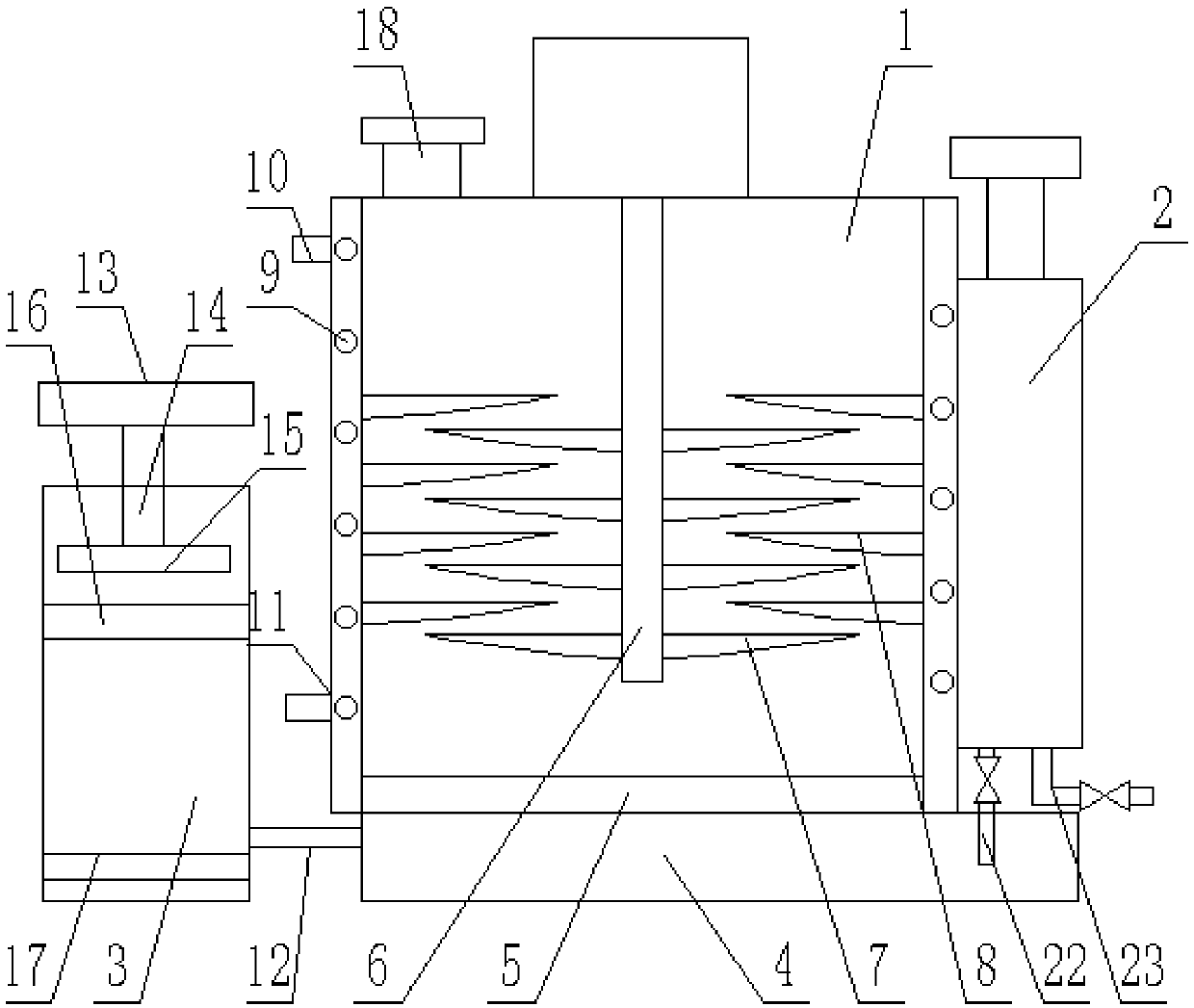 Sampling device for biotechnological separation