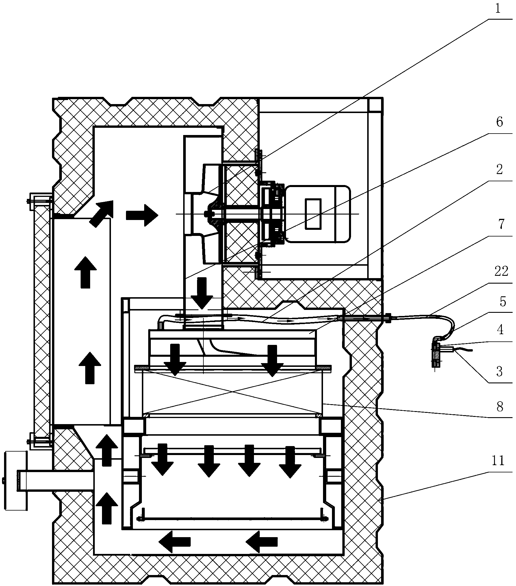 Dyer and device for detecting working state of draught fan of dryer and dryer