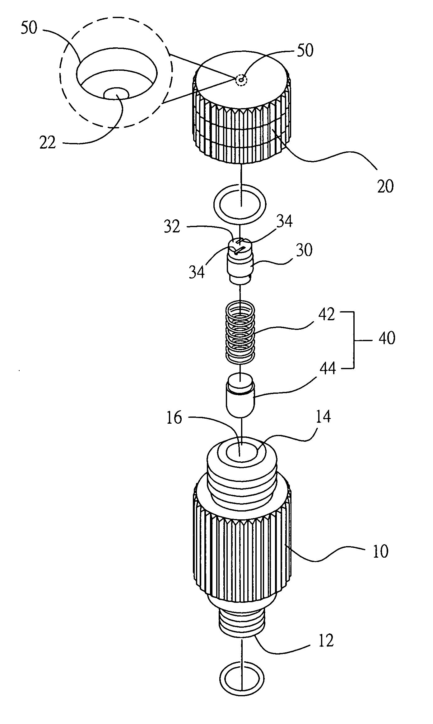 Atomizing nozzle with enhanced structural strength