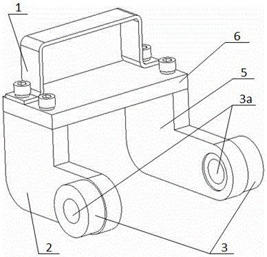 Beam-type supporting frame aperture multi-geometric tolerance detection device