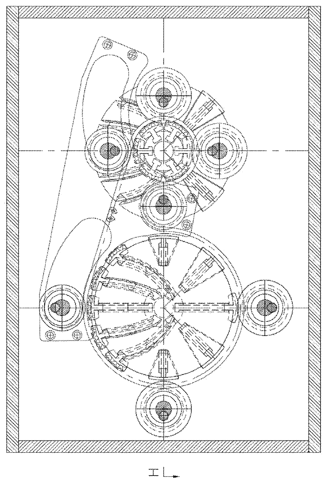 Flexibly engaged continuously variable transmission gearbox