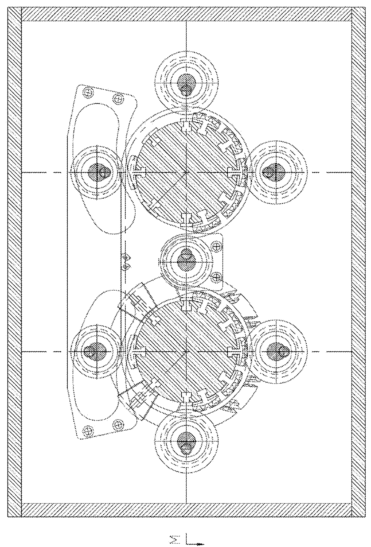 Flexibly engaged continuously variable transmission gearbox