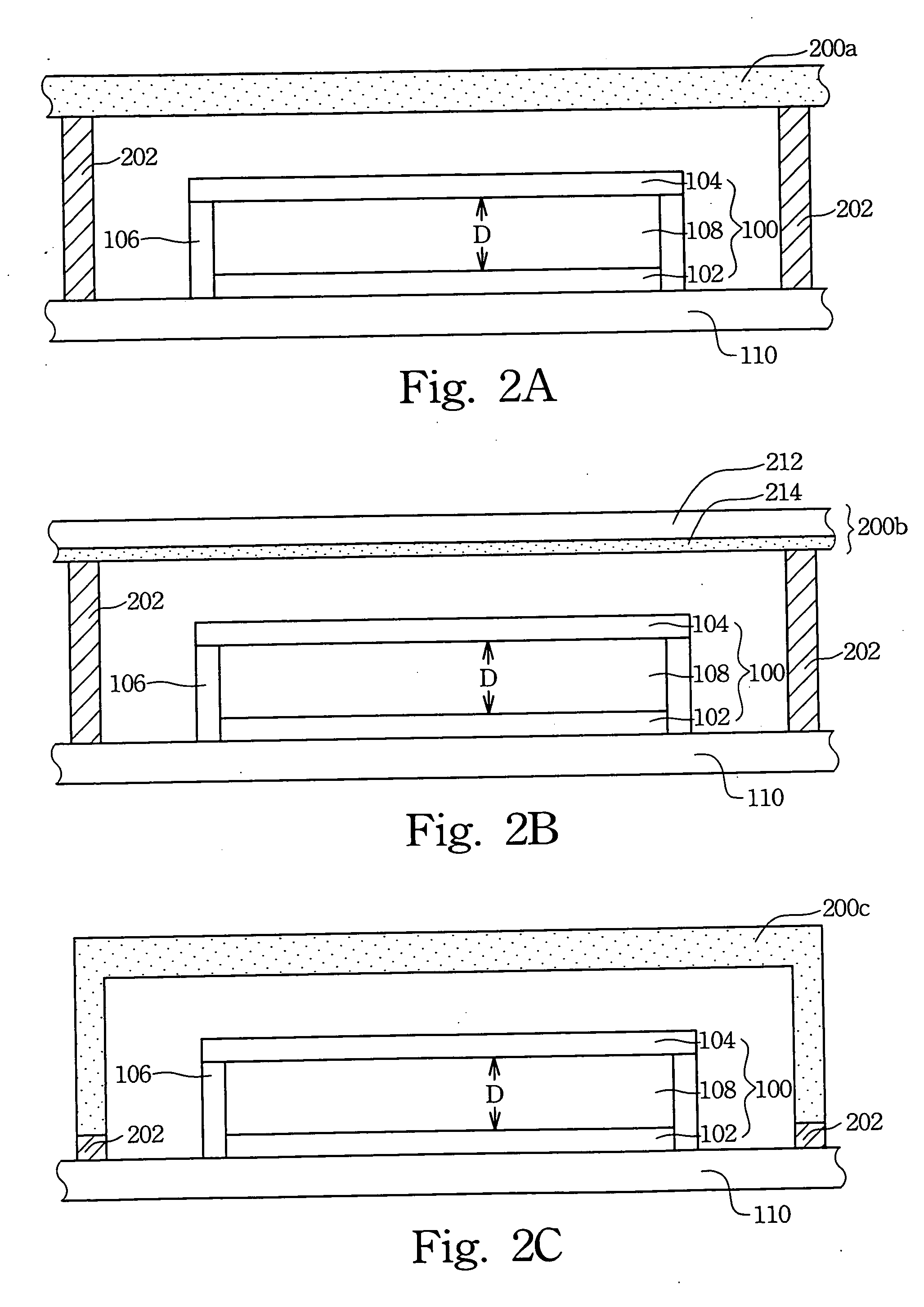 Optical interference display panel