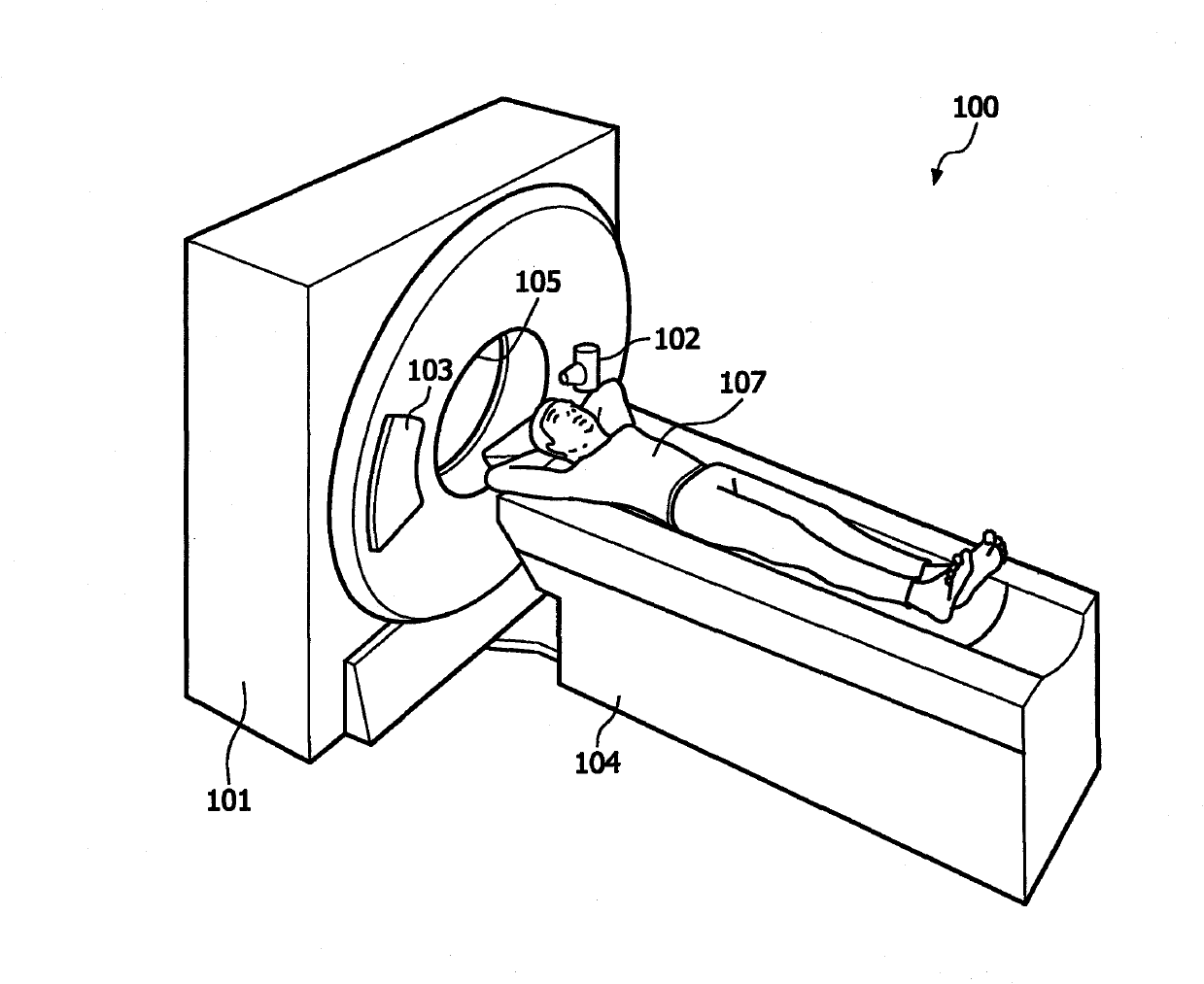 X-ray system with efficient anode heat dissipation