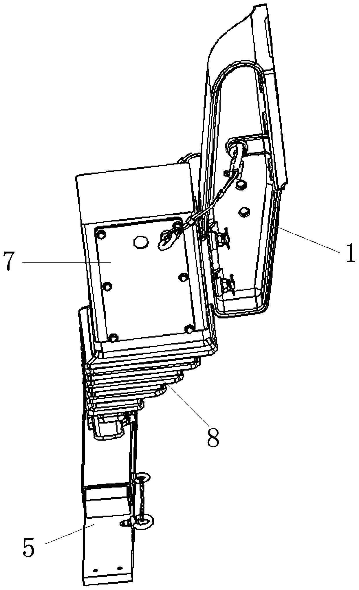 Integrated-type obstacle detection and derailment detection system