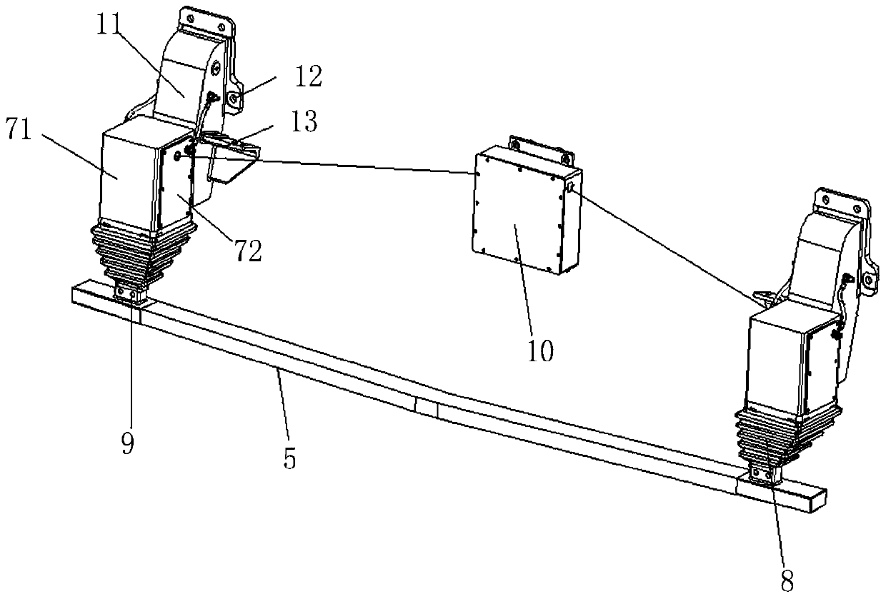 Integrated-type obstacle detection and derailment detection system